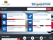 Tablet Screenshot of bergeijk.nl